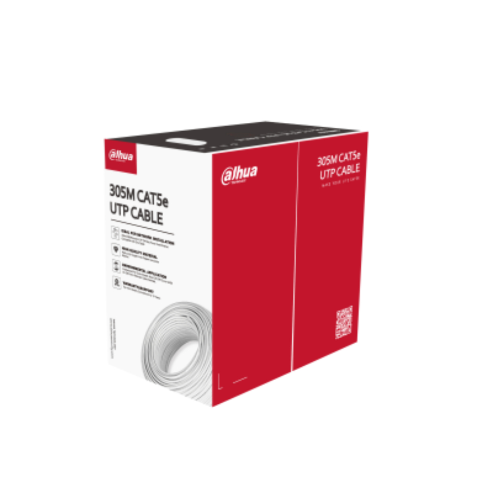 Cable UTP INTERIOR CAT5E 100% Cobre /Caja de 305m, Cobre libre de oxígeno (OFC) con alta pureza (~99.97 %) (1)