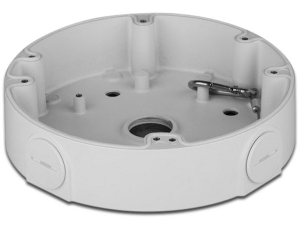 CAJA DE UNION EN ALUMINIO A PRUEBA DE AGUA MEDIDAS 161MM DE DIAMETRO X 37MM DE ALTO PARA TUBO 3/4 (1)