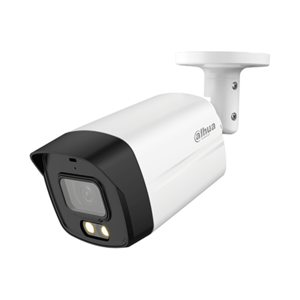 CAMARA ANALOGA TIPO BALA SEMIMETALICA  5MP ILUMINACIÓN SMART DUAL LIGHT 40M 2.8MM LUZ VISIBLE MIC. INTEG IP67 (1)