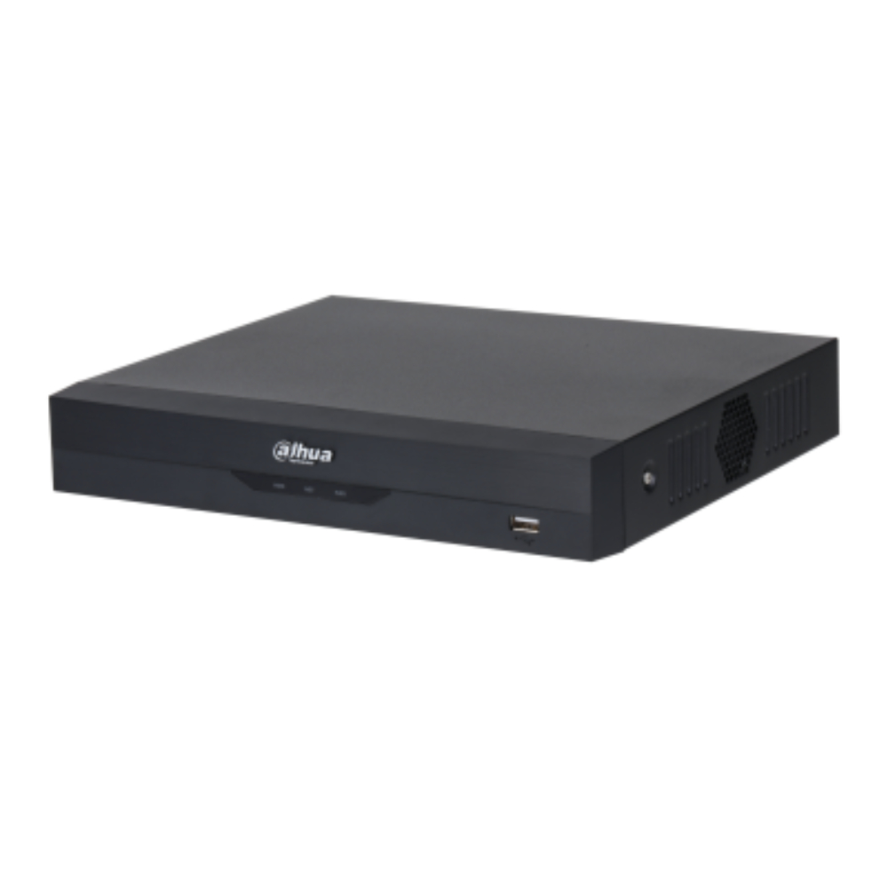 Grabador DVR Penta-brid de 16 canales/HDCVI, AHD, TVI, CVBS y cámaras IP, con hasta 24 canales IP (hasta 6 MP por canal)/Funciones IA QuickPick 2.0, Perimeter Protection, Face Recognition, SMD Plus, AI Coding/compresión Smart H.265+ y H.265/Almacenamiento soporta hasta 16 TB/ 1 bahia/No incluye DD (1)