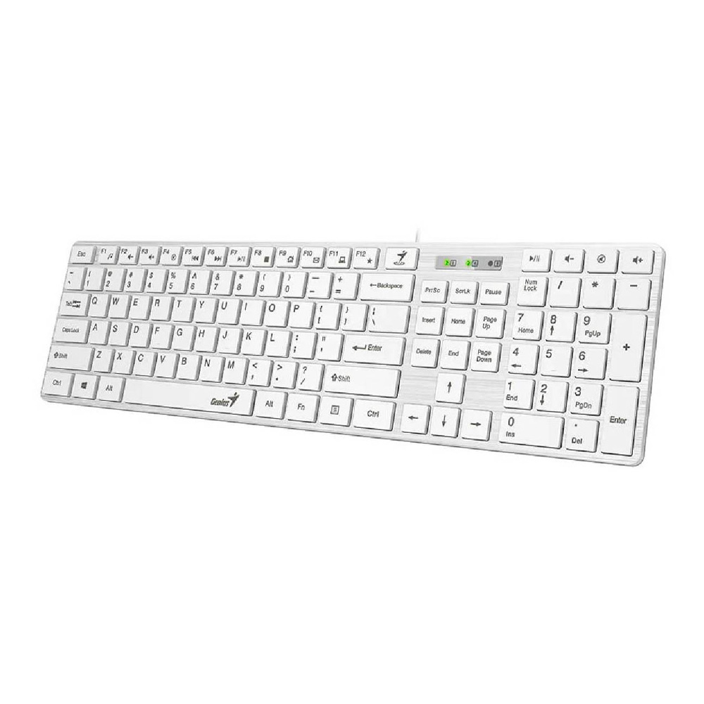 Teclado GENIUS slimStar 126,SP,USB,WHITE (2)