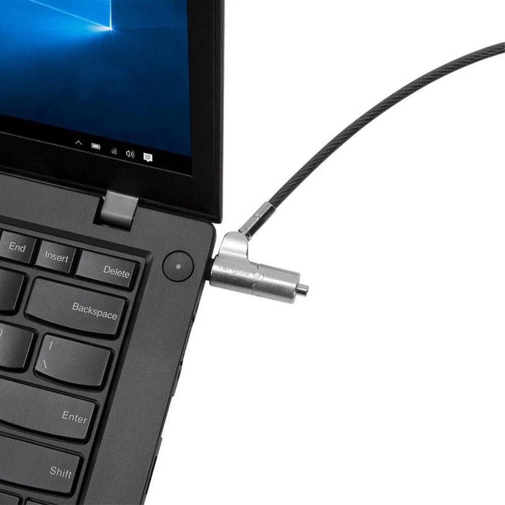 Candado TARGUS trapezoidal con llave para computadora portátil y seguridad de escritorio (4)