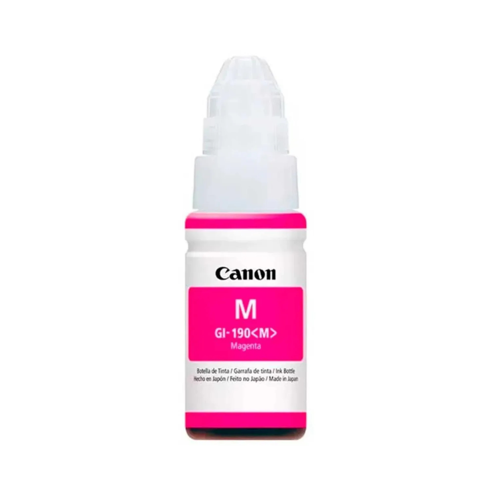 BOTELLA DE TINTA CANON GI-190 MAGENTA (7.000 PAG) (2)