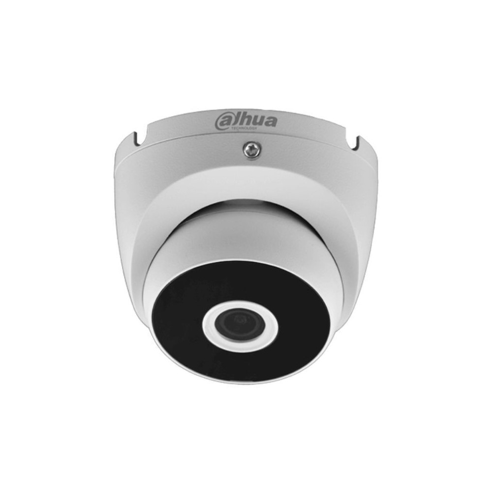 Camara Dahua Domo, 2MP, Lente fijo 2,8mm, 4en1 (CVI/TVI/AHD/CVBS), DWDR, Smart IR20m, Metalica, 12VDC. (2)