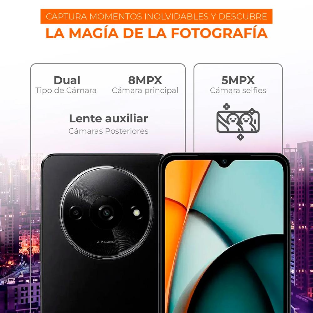 Celular Redmi A3X Negro Ocaso 4GB + 128GB (3)