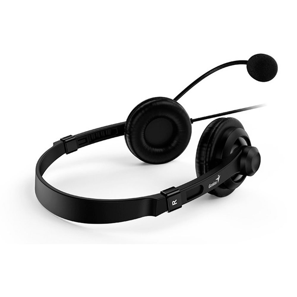 Auriculares GENIUS con diadema USB HS-230U Negro (2)