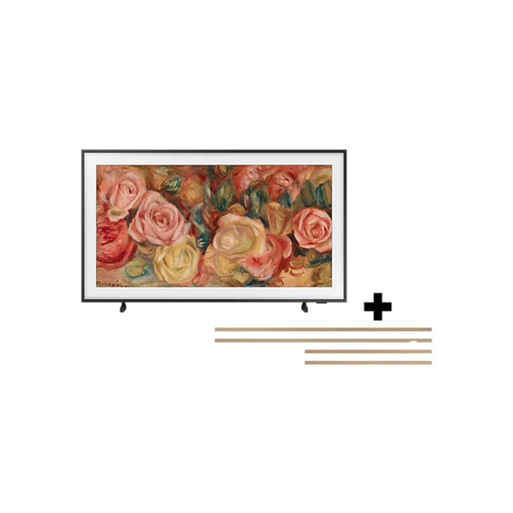 Televisor Samsung FLAT QLED FRAME Smart TV 65 pulgadas, UHD 4K  /3,840 x 2,160 / DVB-T2 / Wifi 5/ Modo Arte/ NQ4 AI Gen 2 procesador/ 144Hz/ Pantalla mate /Bluetooth 5.3/ Dual Led / asistente de voz /  Multiview/ modo ambiente/ Modo Juego/  HDMI x 4 / USB x 2 /LAN/ One conect /40W audio/  abre y edita archivos de Office/ Control Solar/Garantía 1 añ