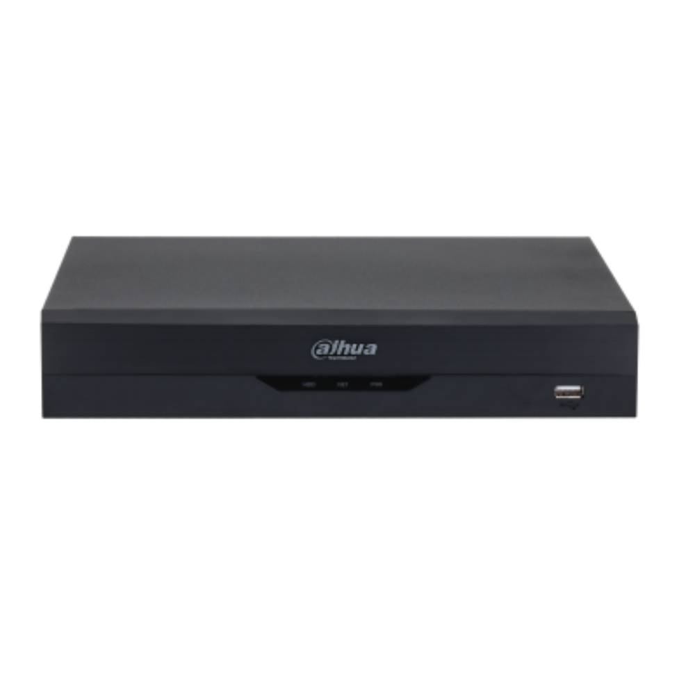 Grabador DVR  Penta-brid 8 canales Analógicos WizSense hasta 12 IP (6 MP máx./ Funciones IA QuickPick 2.0, Perimeter Protection, Face Recognition, SMD Plus, AI Coding/ Compresión Smart H.265+, H.265/Almacenamiento soporta hasta 16 TB/ 1 bahia/No incluye DD