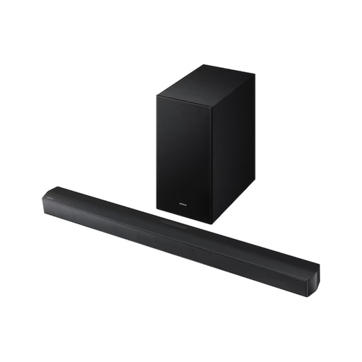 [HW-B650F/ZL] Barra de sonido Samsung, incluye subwoofer, sonido envolvente virtual en 3D, Q-SYMPHONY, cuenta con refuerzo en los sonidos graves, Altavoz central integrado, potencia 430 Vatios, 3,1 canales, conexión inalámbrica, Ficha técnica completa en www.samsung.com.co