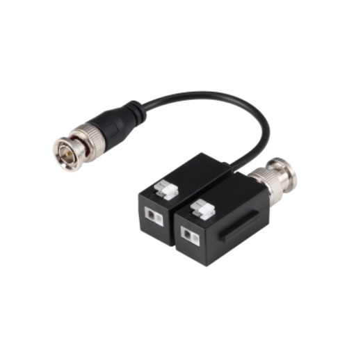 [DH-PFM800B-4K] Video Balun pasivos 4K que transmiten video de hasta 8MP a 200 metros. Compatibles con resoluciones 720P, 1080P, 4MP, 5MP y 4K en formatos HDCVI, TVI, AHD y CVBS. Ideales para vigilancia en alta resolución y largas distancias.