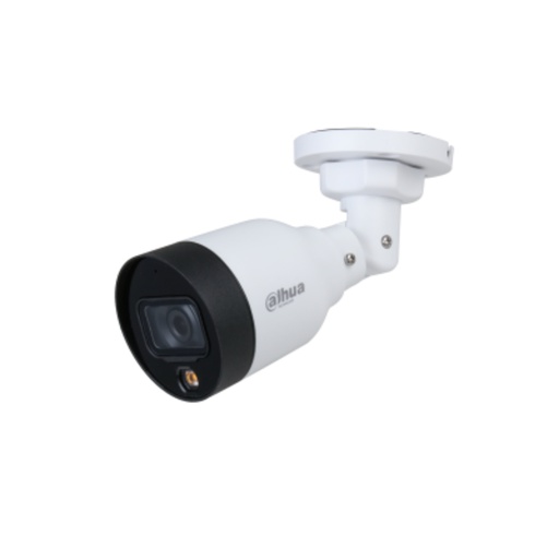 [DH-IPC-HFW1439S1-A-IL-2.8MM] Cámara IP Tipo Bala de 4 Megapíxeles 2.8 MM/Full Color/SmartDual Light/ Lente de 2.8mm/ 94 Grados de Apertura/ Micrófono Integrado/ 15 Metros de Iluminación con Luz Visible/ Compresión H.265+/ Metal +Plástico/ IP67/ IR y Luz calida 30mts/Audio Incorporado/