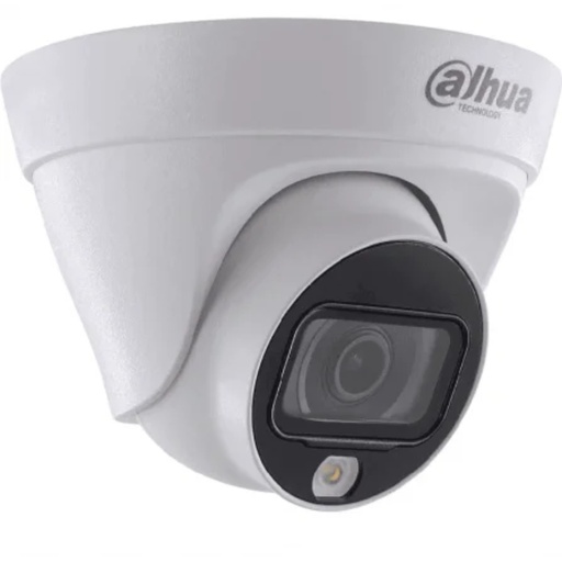 [DH-IPC-HDBW1239E1-A-IL-2.8MM] Camara IP Domo Antivandalica de 2 Megapixeles/ Lente de 2.8 mm/ Iluminador Dual/ Metal, plastica/ IR de 20 Mts/ IP67/ IK08/ PoE/ DWDR/ MIC/ detección de personas