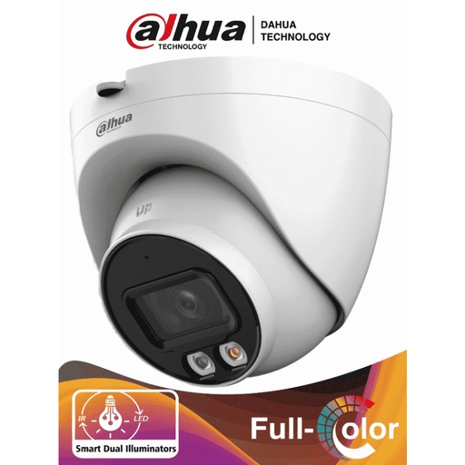 [DH-IPC-HDBW2449E-S-IL-2.8MM] Camara IP Domo antivandalico WizSense, 4 MP a 20 ips 