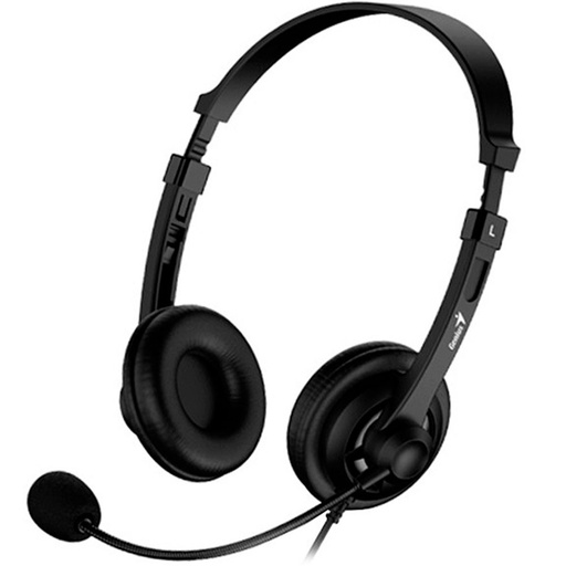 [31710021400] Auriculares GENIUS con diadema USB HS-230U Negro