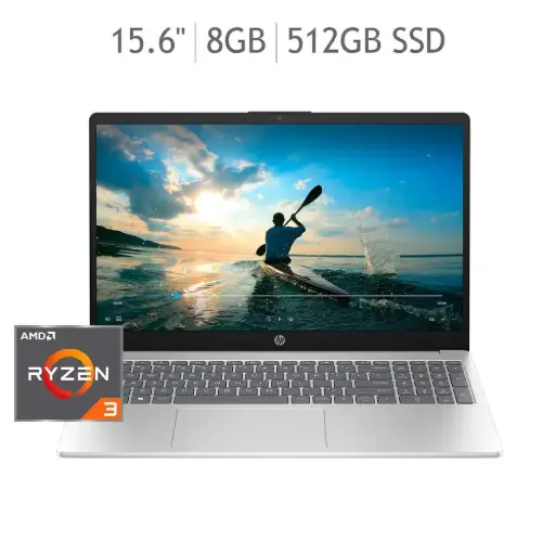 [7Z9S5LA#ABM] Portatil Hp 15-fc0004la Ryzen 3-7320U | 8 GB | 512 GB SSD 