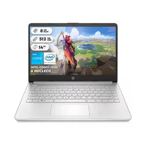 [8W382LA#ABM]  Portatil Hp 14-dq5012la Core i3-1215U 8GB 512GB FREEDOS