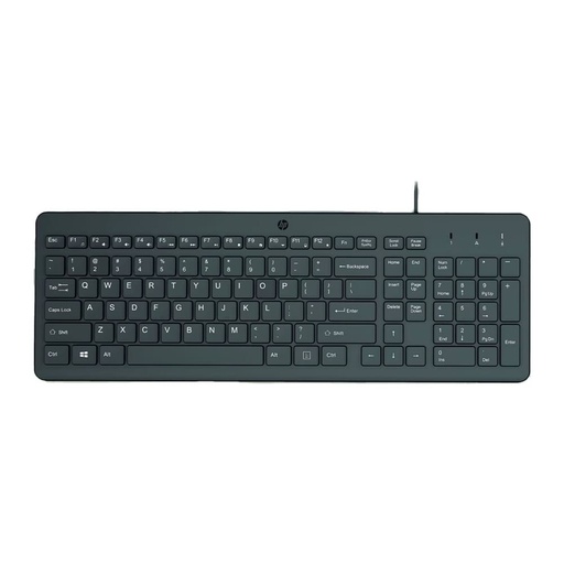 [664R5AA#ABM] Teclado Alámbrico HP 150 (Negro)
