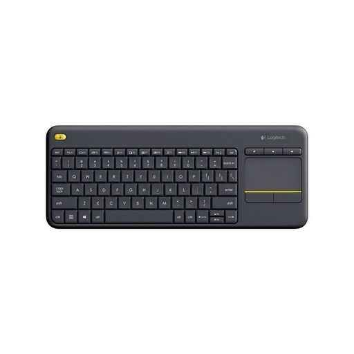[920-007123] Teclado Inalámbrico LOGITECH K400 Plus Con TouchPad COLOR Negro