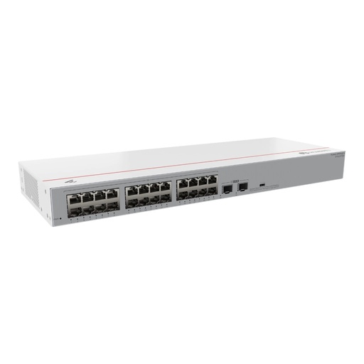 [98012196] Swicth HUAWEI No administable 24 puertos No PoE   S110-24T2SR (24*10/100/1000BASE-T ports, 2*GE SFP ports, AC power)