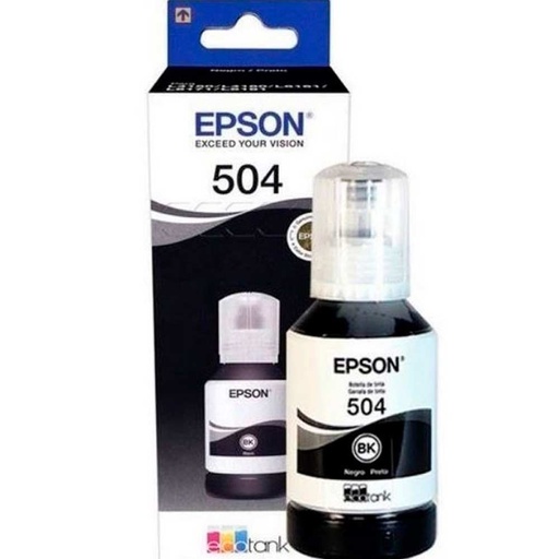 [C13T03N12A] Botella de Tinta EPSON T504120 AL L4150/ L4160 COLOR Negro