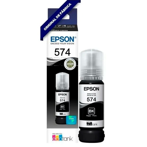 [C13T09A12A] Botella de Tinta EPSON T574120-AL Ecotank L8050 COLOR Negro